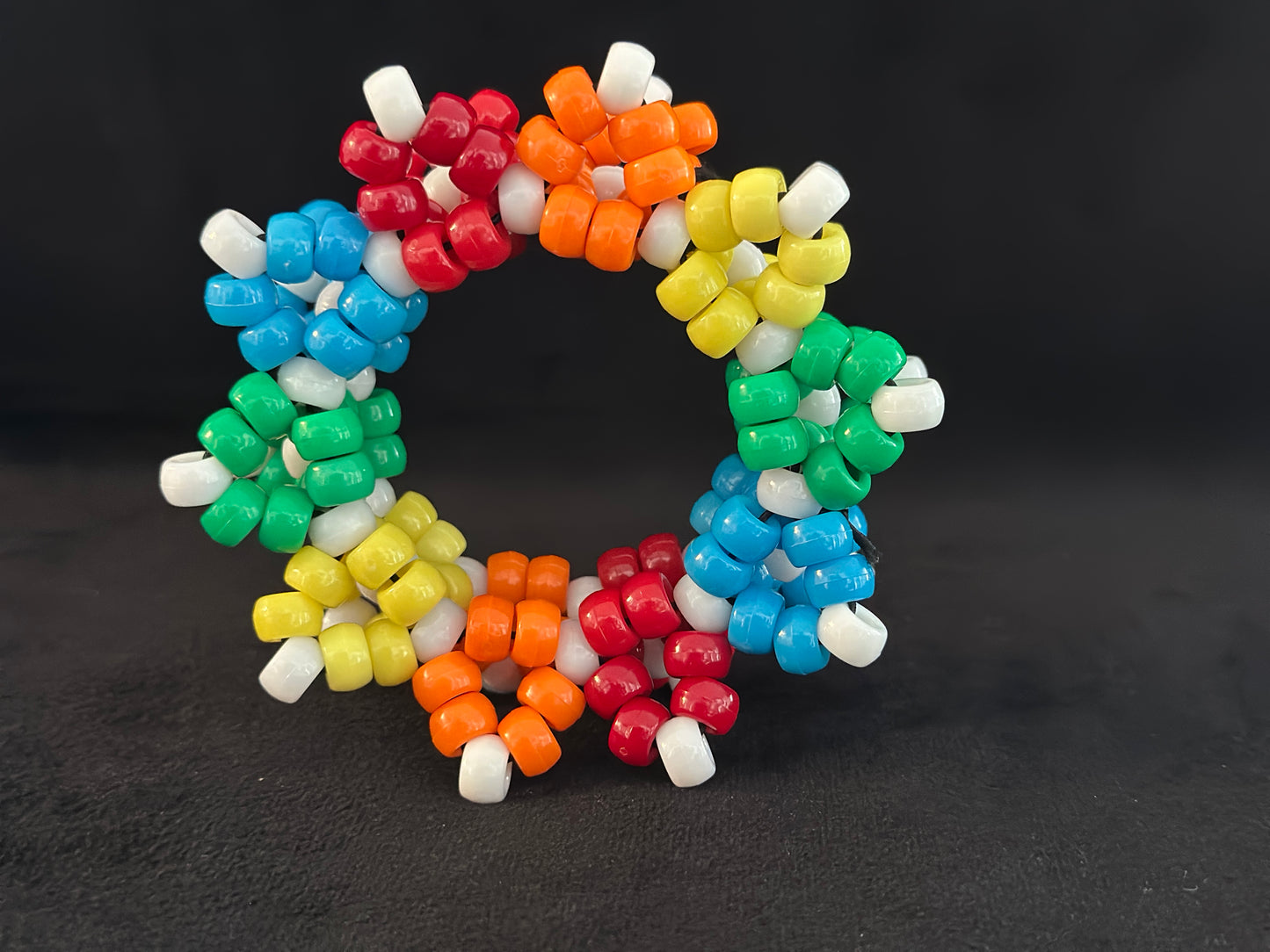 Bright Rainbow Rotating Cuff