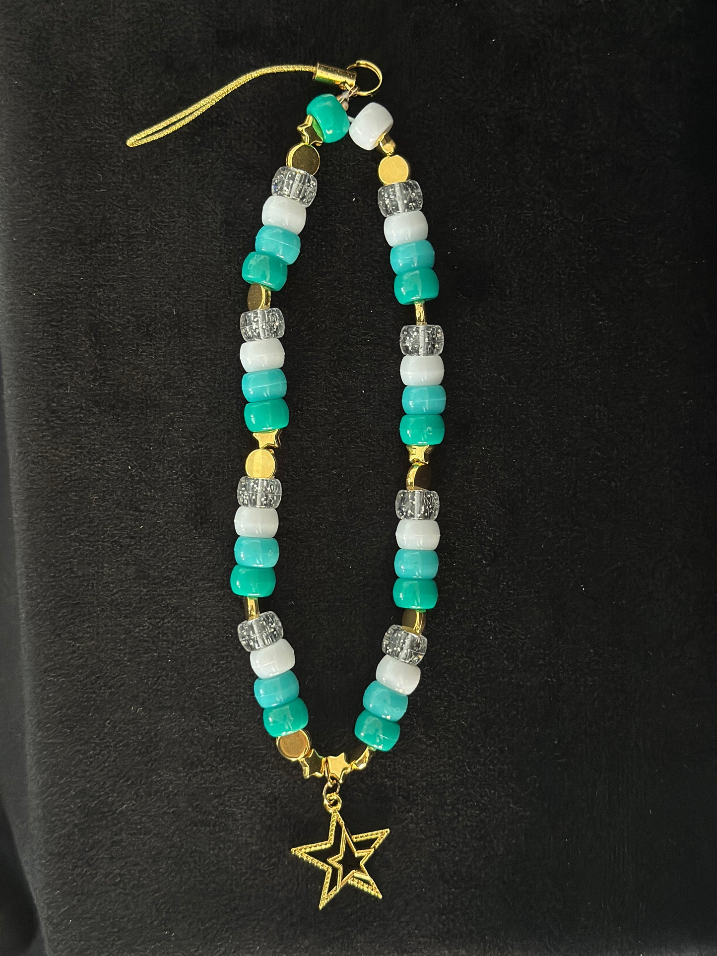 Double Stars Phone Charm