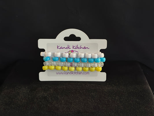 Blue Raspberry Lemonade 4 Row Ladder Cuff