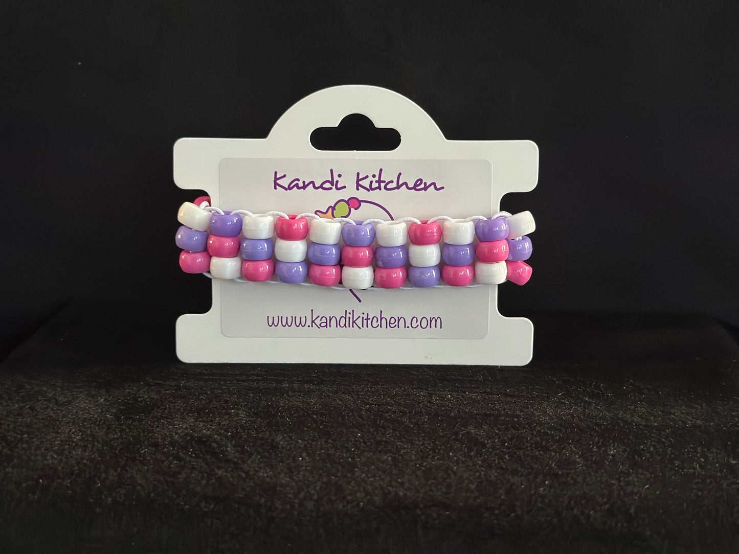 Berries and Cream 3 Row Ladder Cuff