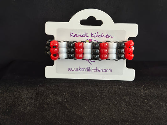 Licorice 3 Row Ladder Cuff