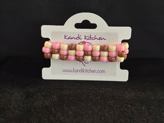 Neapolitan 3 Row Ladder Cuff