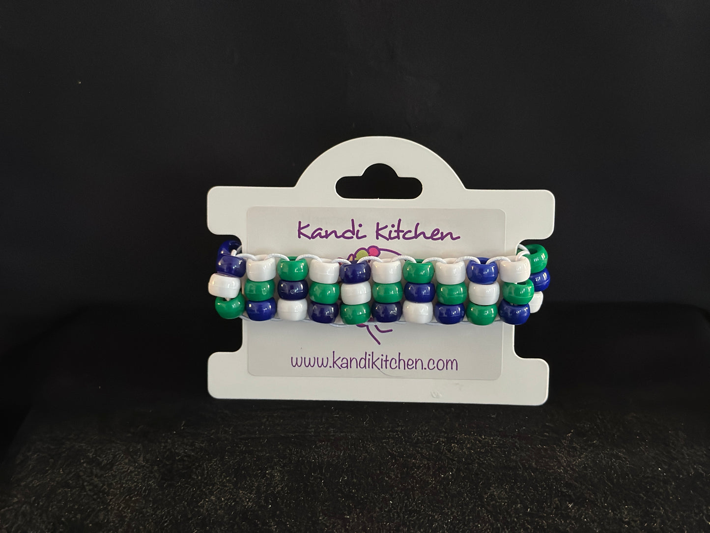 Matcha and Blueberry Parfait 3 Row Ladder Cuff