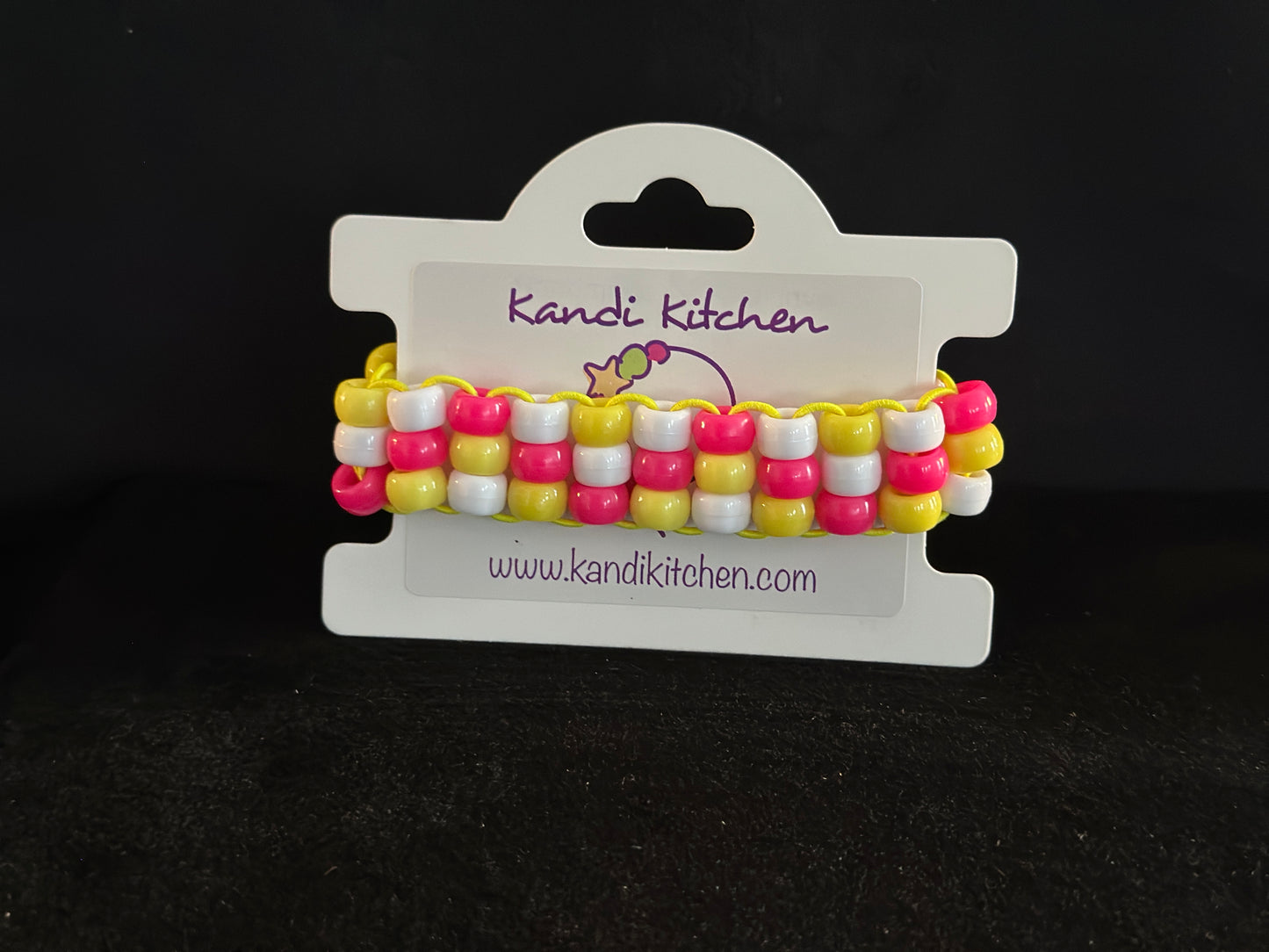 Pink Lemonade 3 Row Ladder Cuff