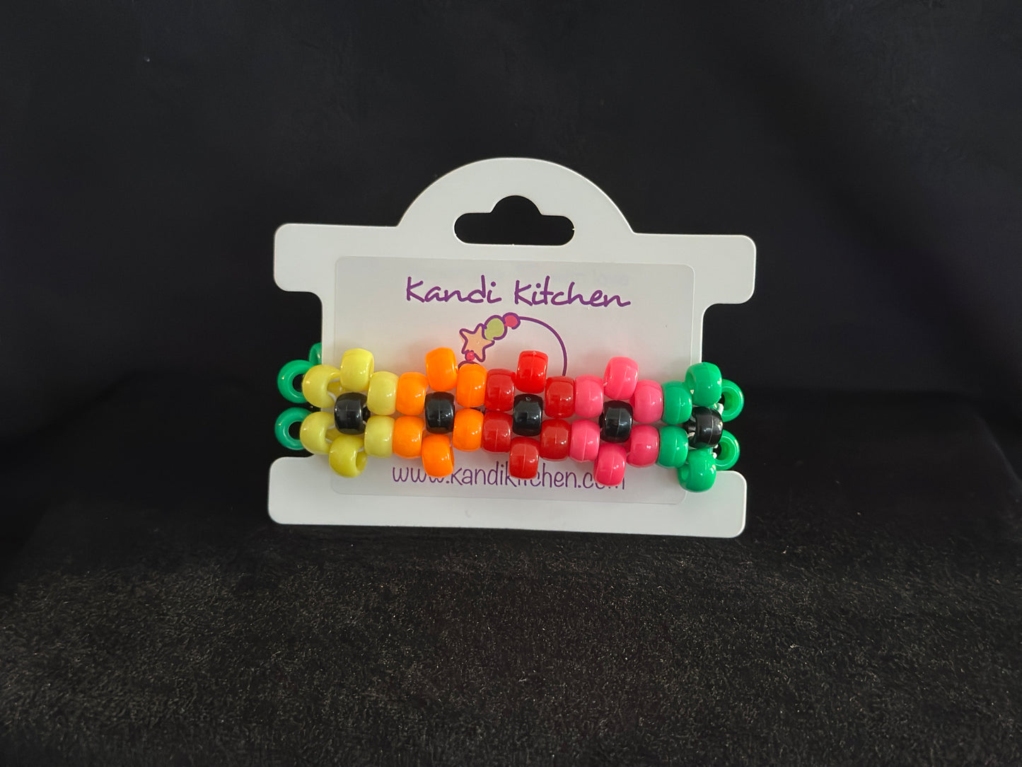 Rainbow Flower Cuff