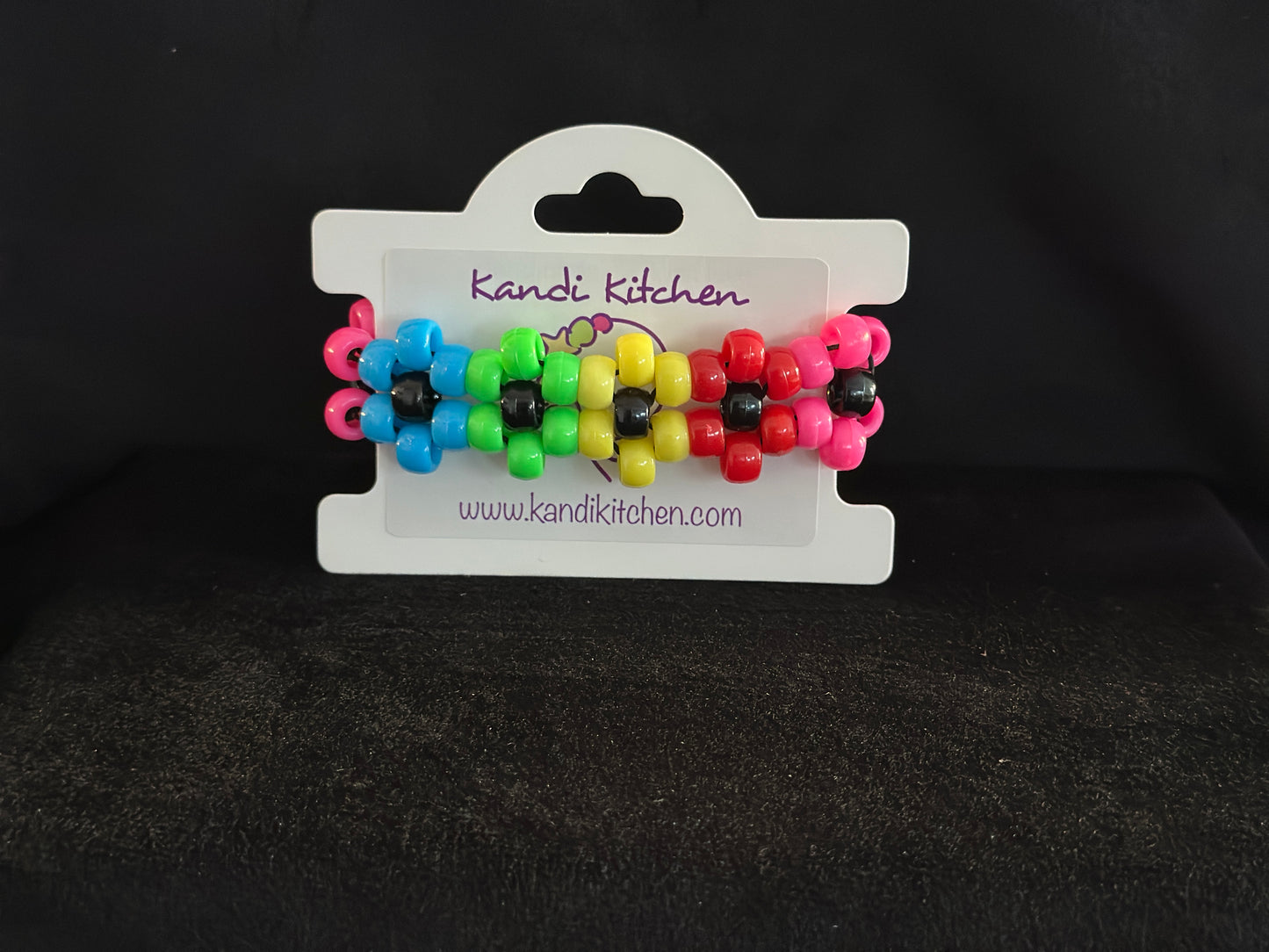 Rainbow Flower Cuff