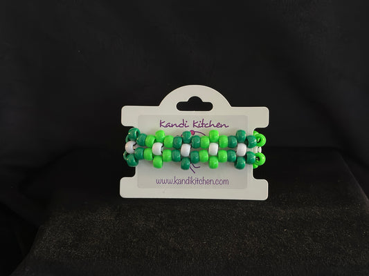 Green Apple Flower Cuff