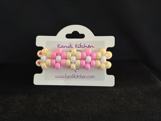 Cotton Candy Flower Cuff