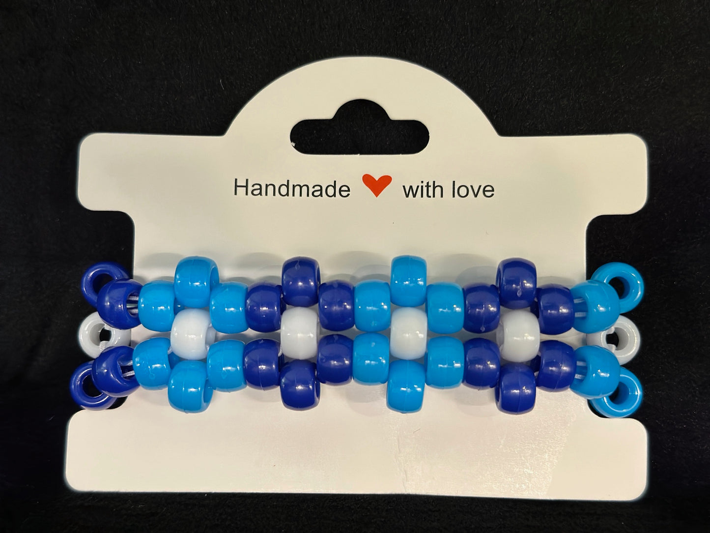 Blue Raspberry Flower Cuff