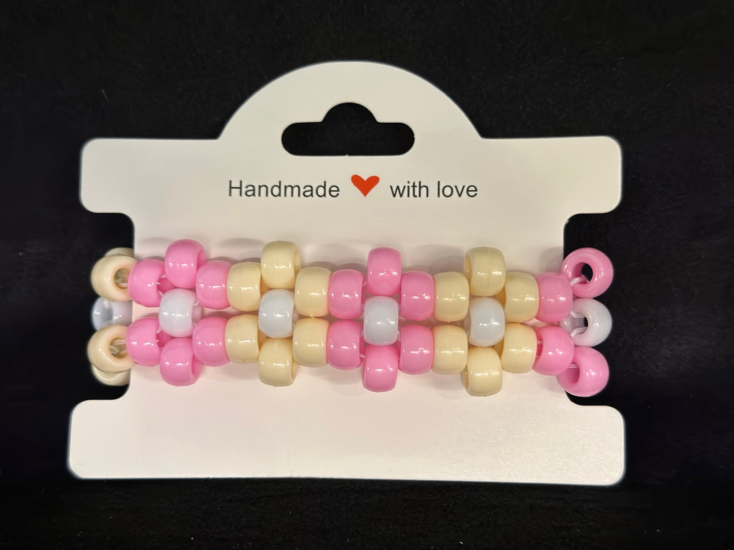 Cotton Candy Flower Cuff