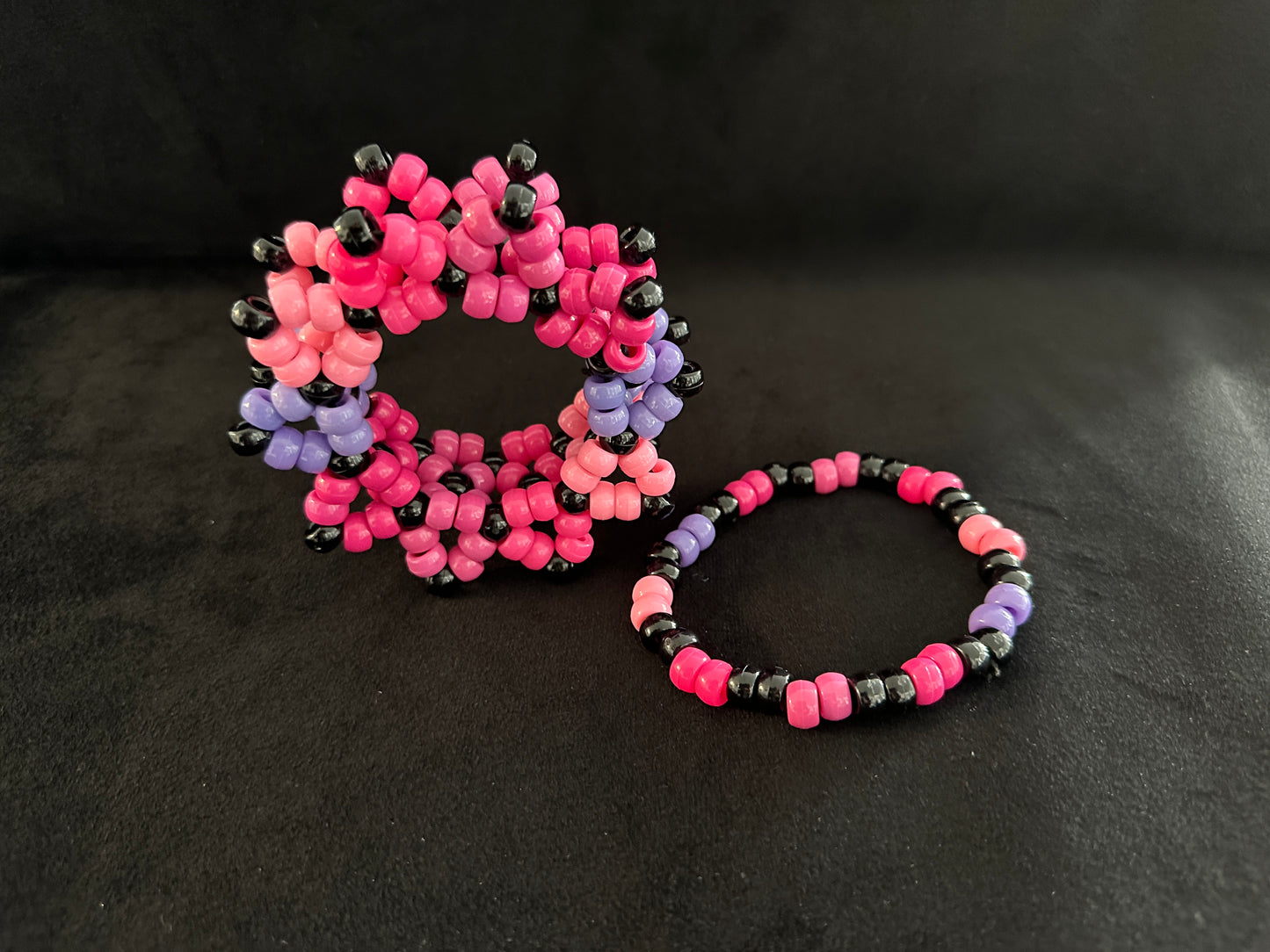Pink and Purple Rotating Cuff
