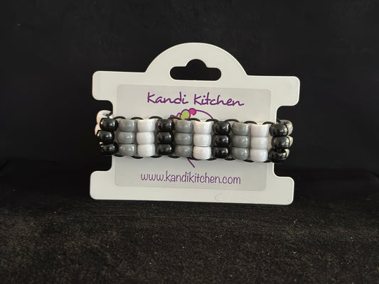 Cookies & Cream 3 Row Ladder Cuff