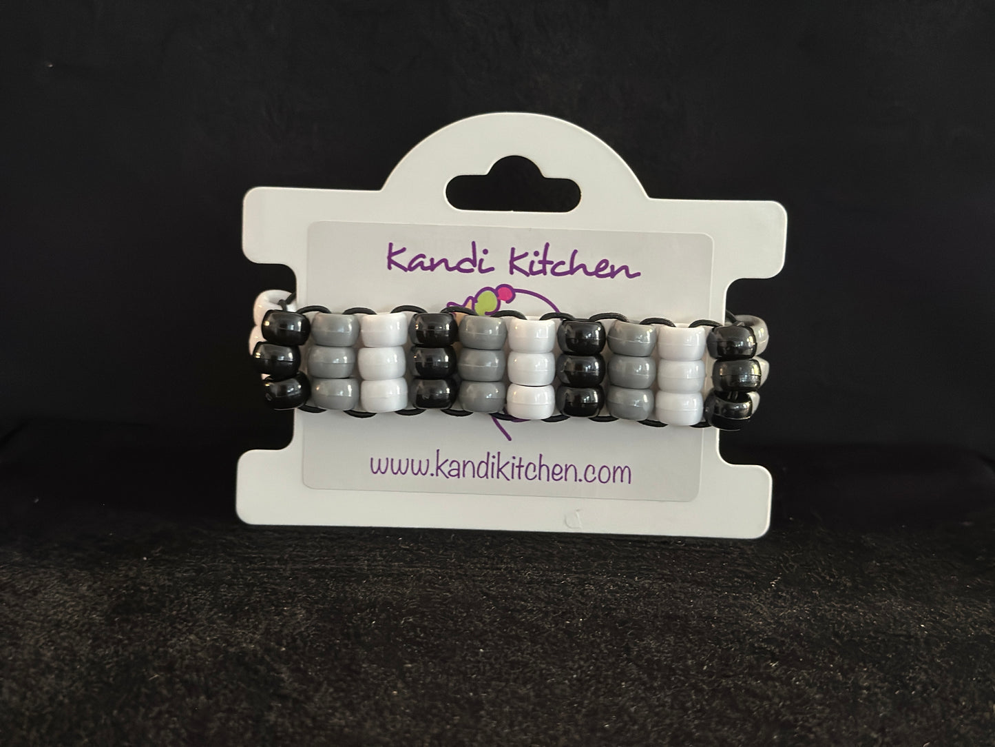 Cookies & Cream 3 Row Ladder Cuff