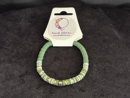 Clay Bead Bracelet - Single Color