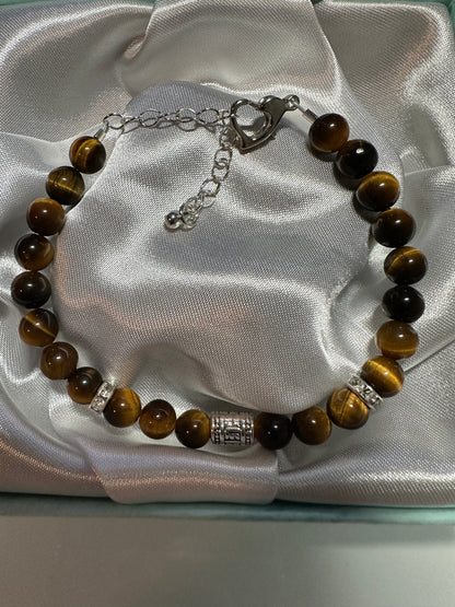 Tiger Eye 8mm Bracelet