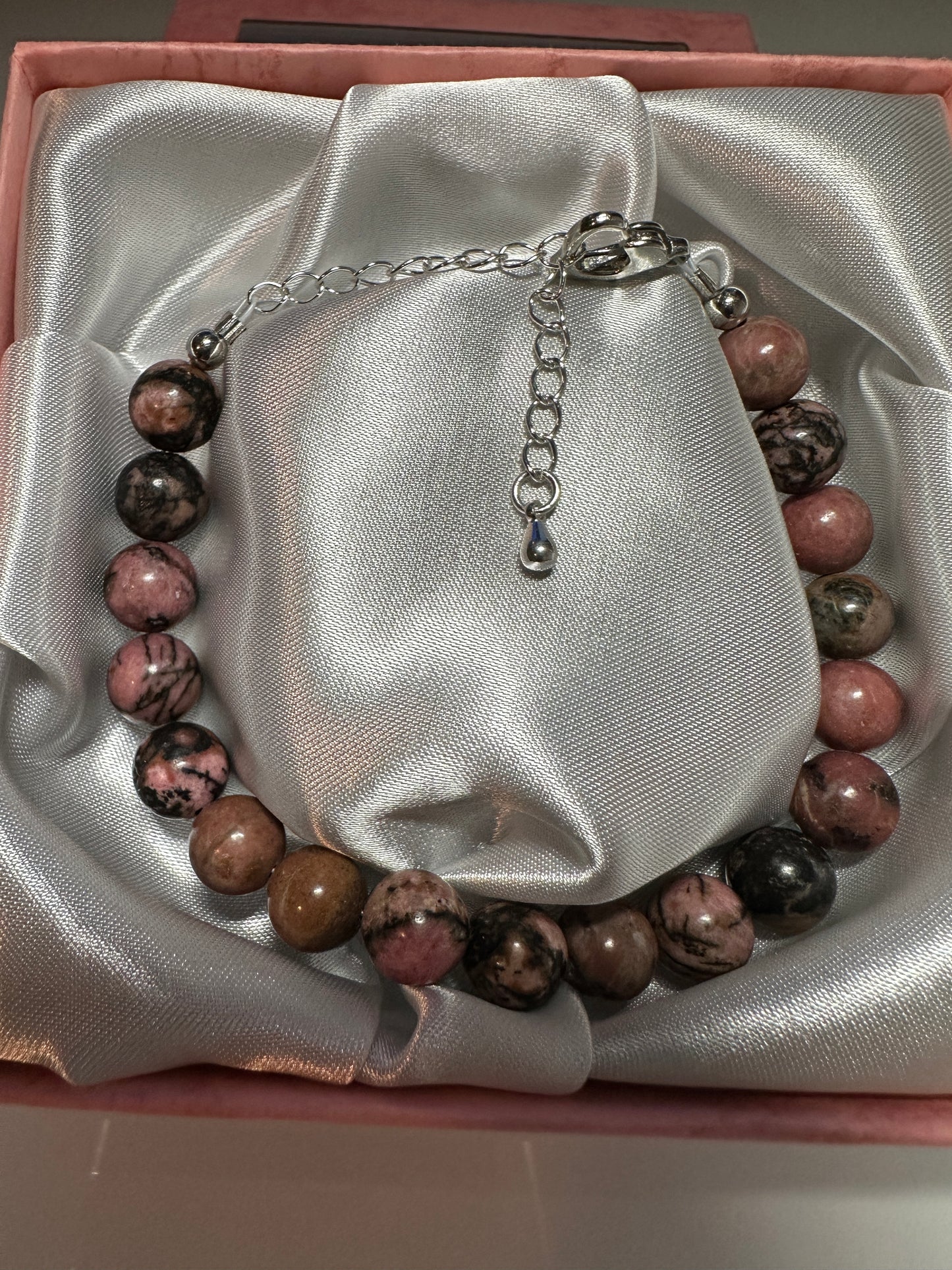 Rhodonite 8mm Bracelet
