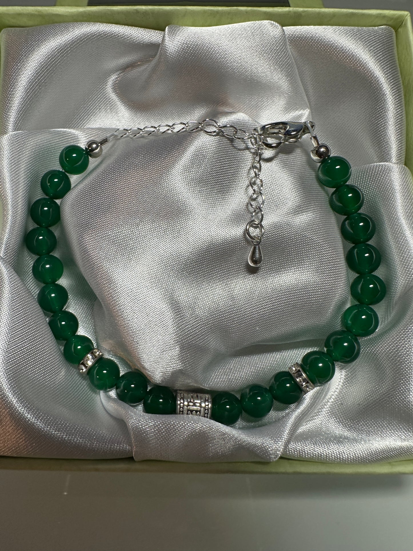 Green Onyx 6mm Bracelet