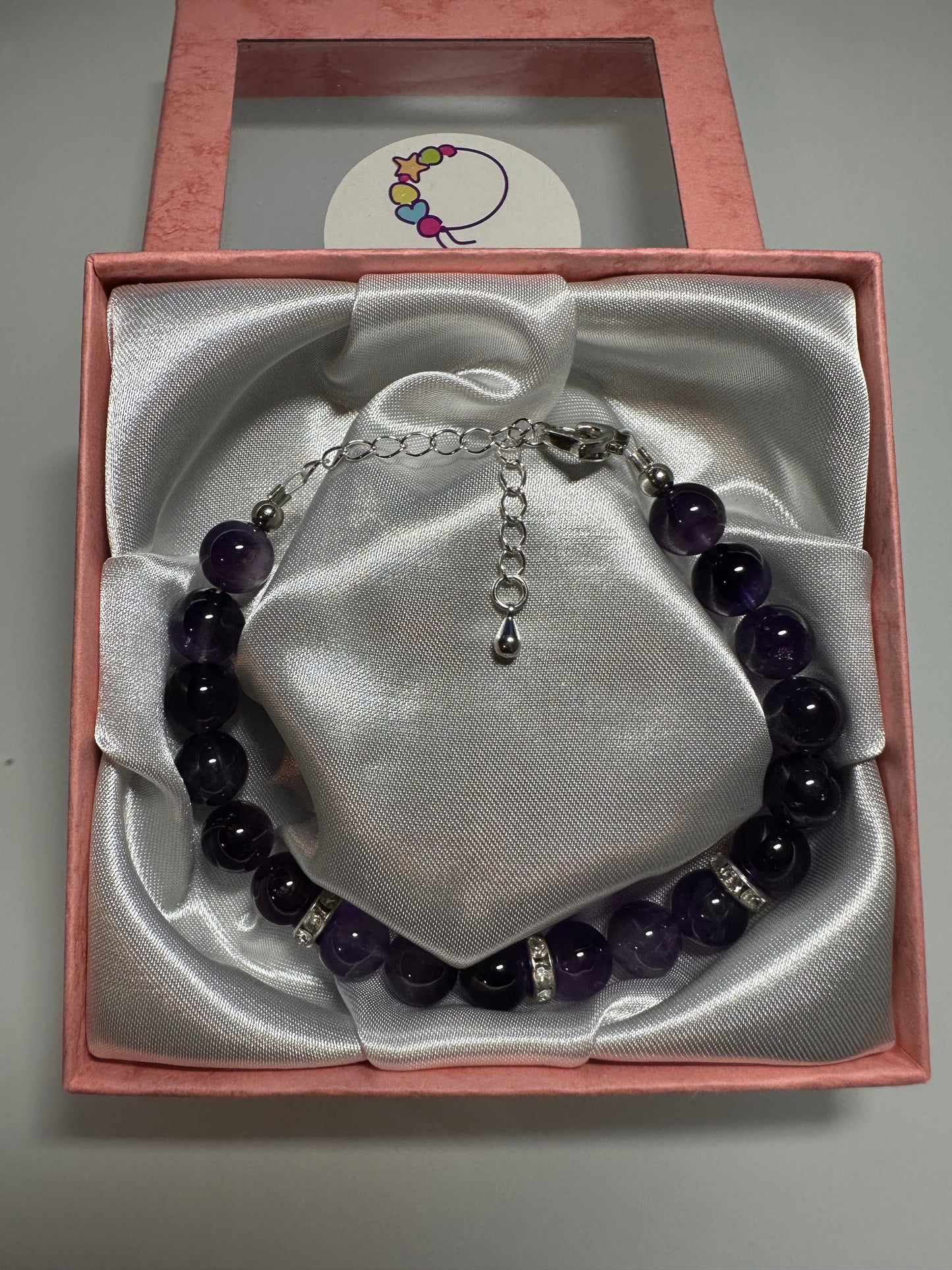 Amethyst 8MM Bracelet