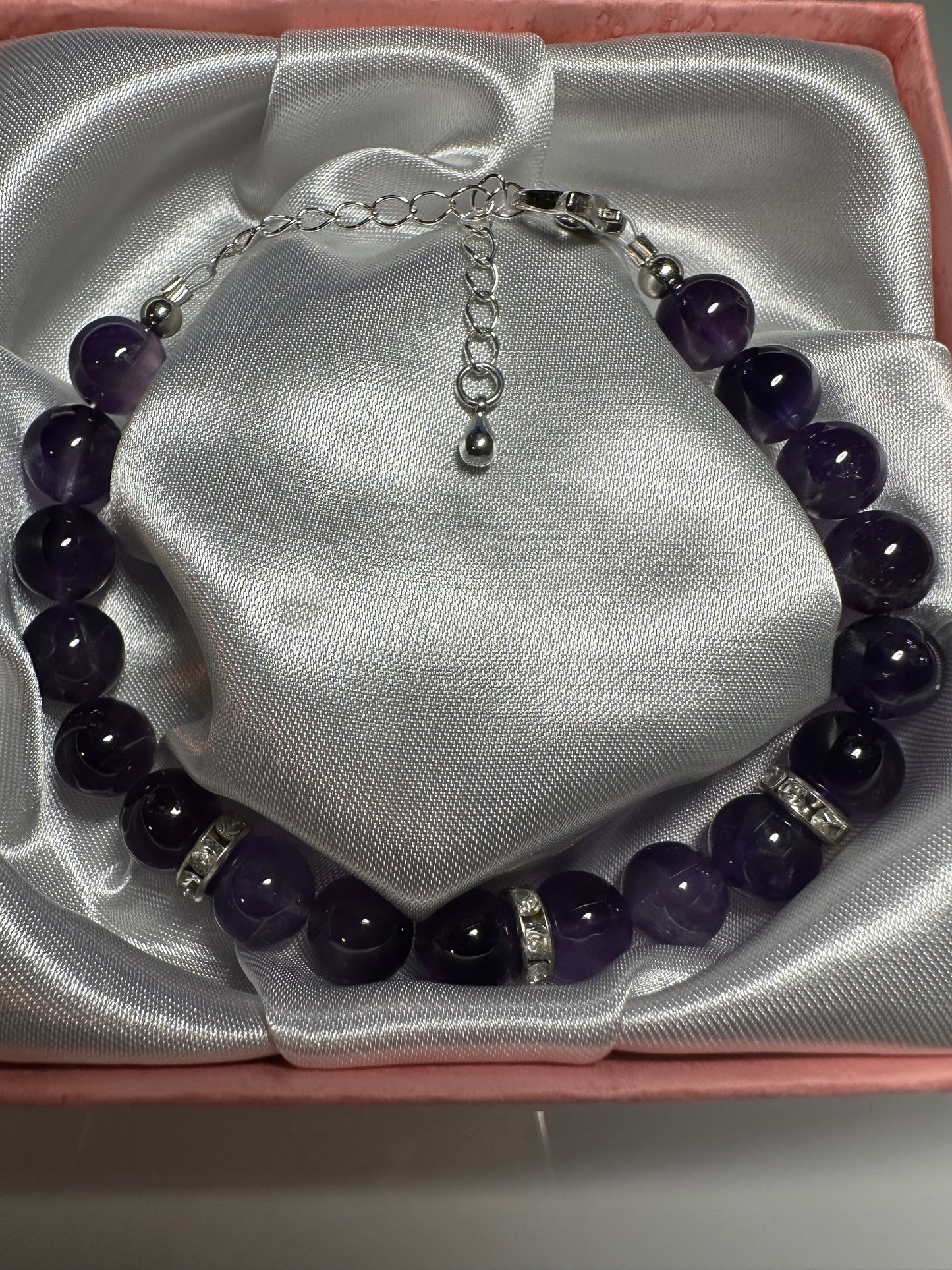 Amethyst 8MM Bracelet