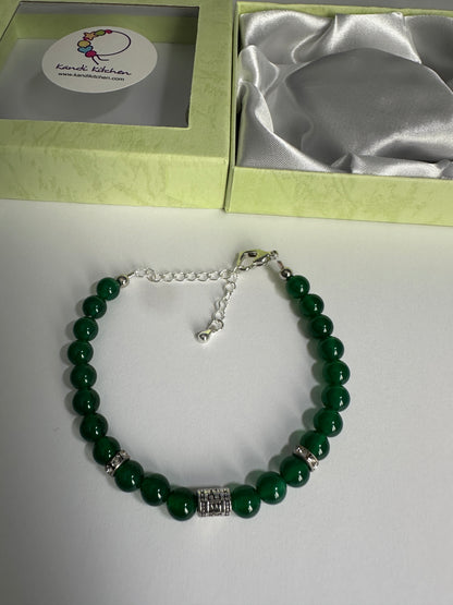 Green Onyx 6mm Bracelet