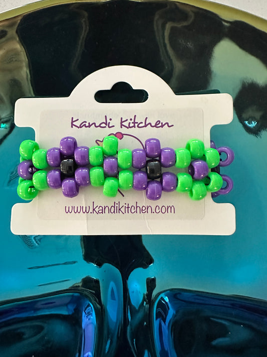 Flower Cuff (Purple,Green,Black)