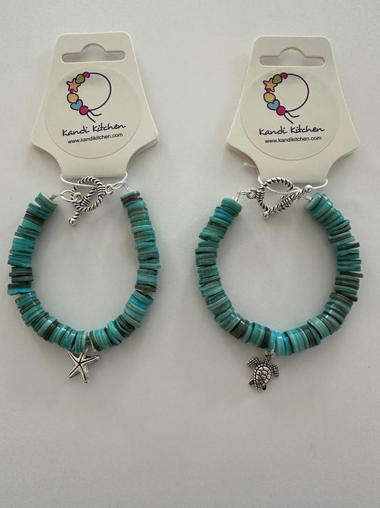 Natural Freshwater Shell Bracelet-single color