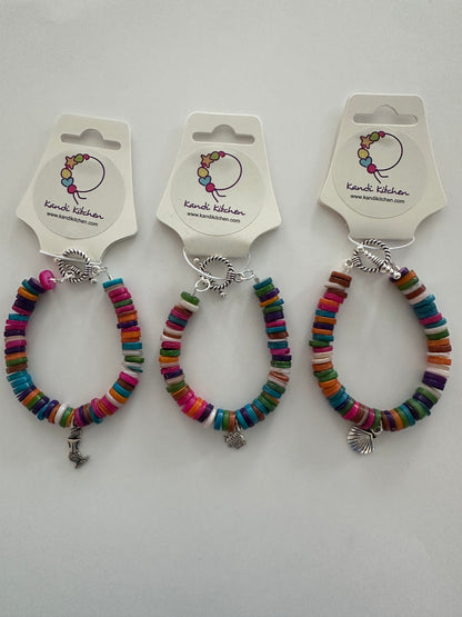 Natural Freshwater Shell Bracelet-multicolor