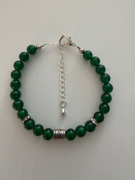 Green Onyx 6mm Bracelet