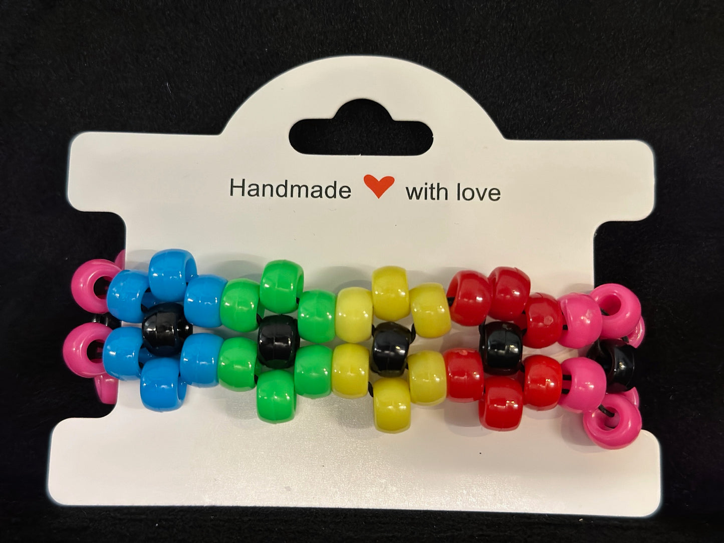Rainbow Flower Cuff